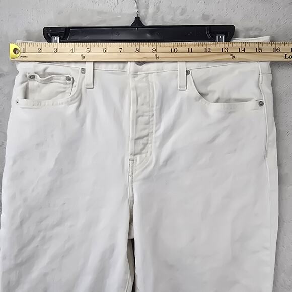 Frank & Eileen Cork Straight Leg Button-Fly Women Jeans White Sz 30 Fits 31x26 - Picture 13 of 16